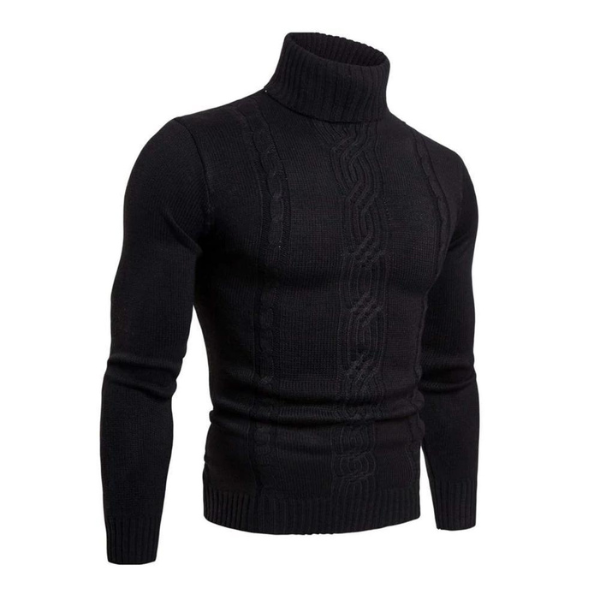 David™ | Baumwoll-Rollkragenpullover