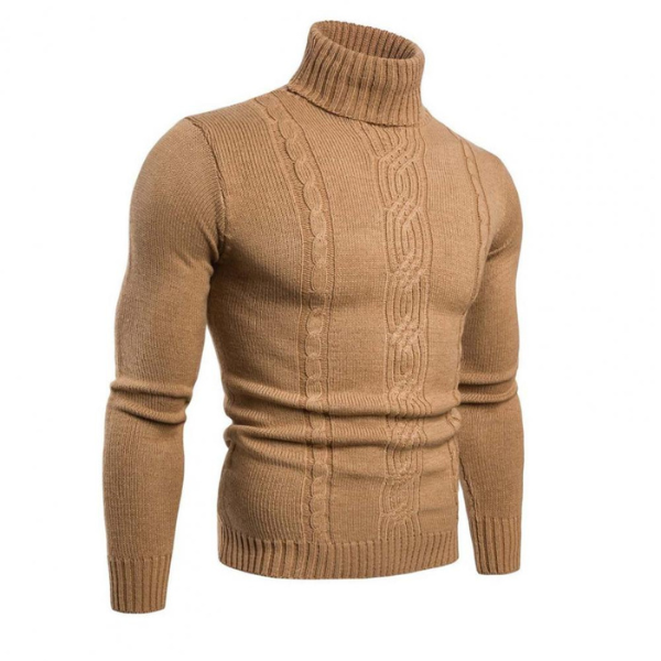 David™ | Baumwoll-Rollkragenpullover