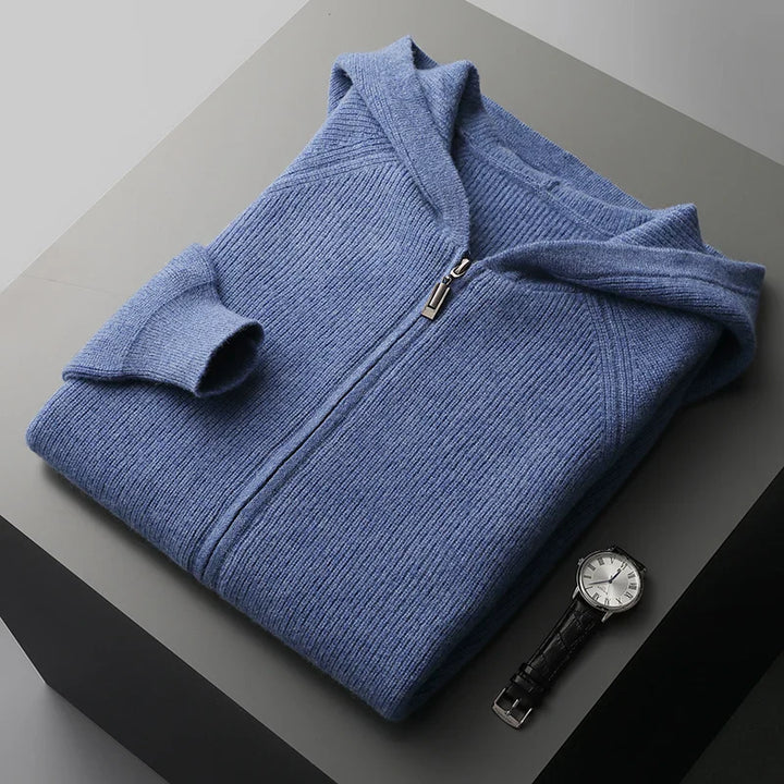 Alexei™ | Zip-Up Pullover aus Merinowolle
