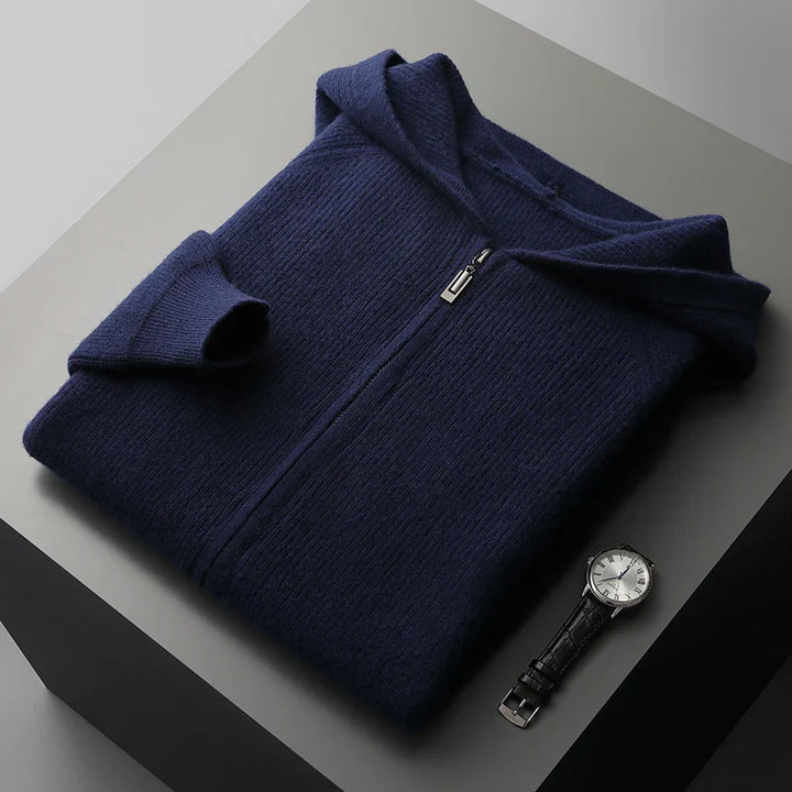 Alexei™ | Zip-Up Pullover aus Merinowolle