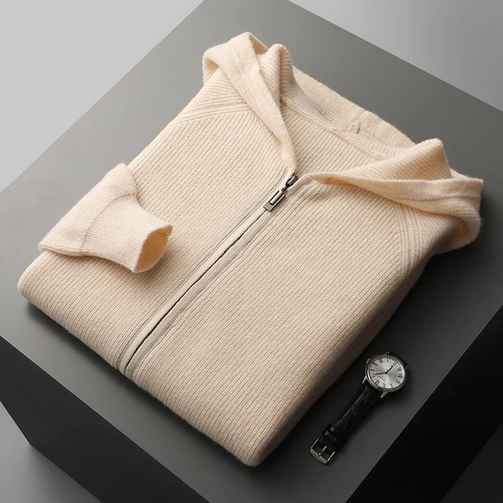 Alexei™ | Zip-Up Pullover aus Merinowolle